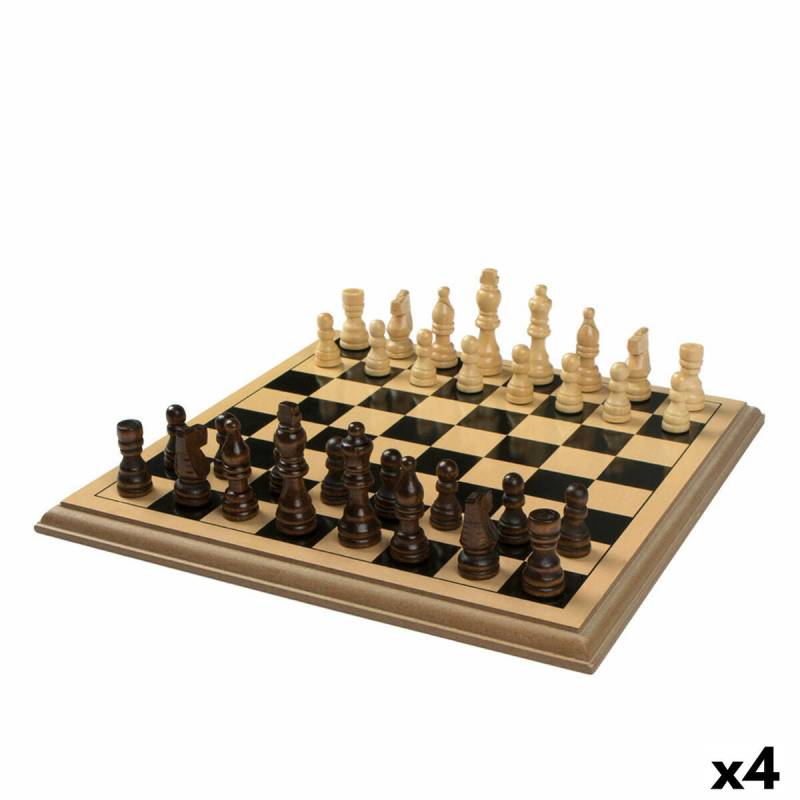 Schach Colorbaby Holz (4 Stück) von Colorbaby