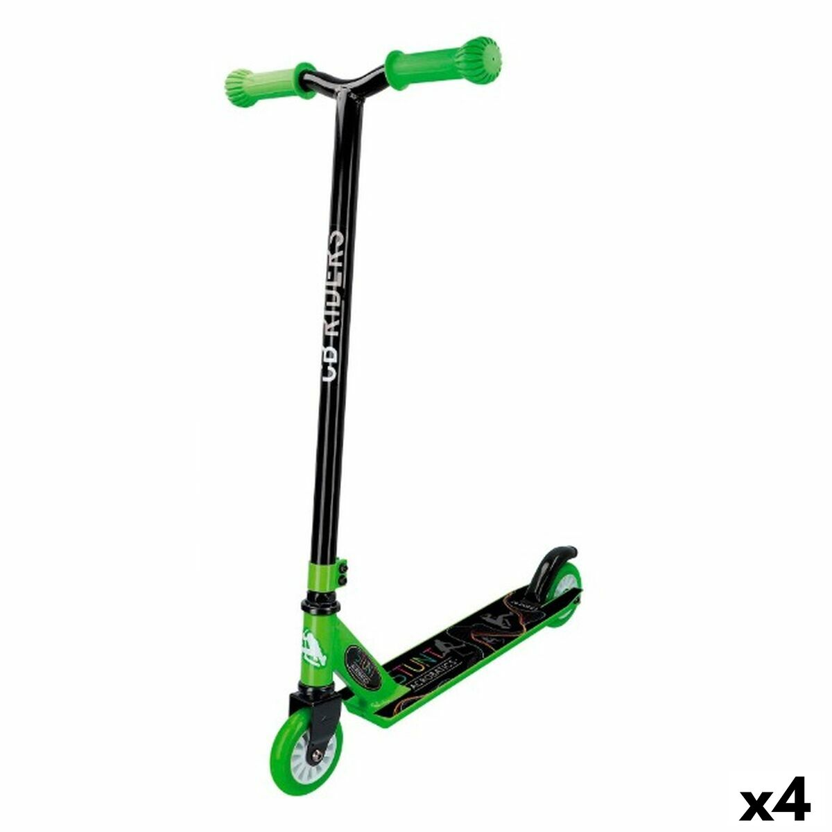 Scooter Colorbaby Black Green 4 Units von Colorbaby