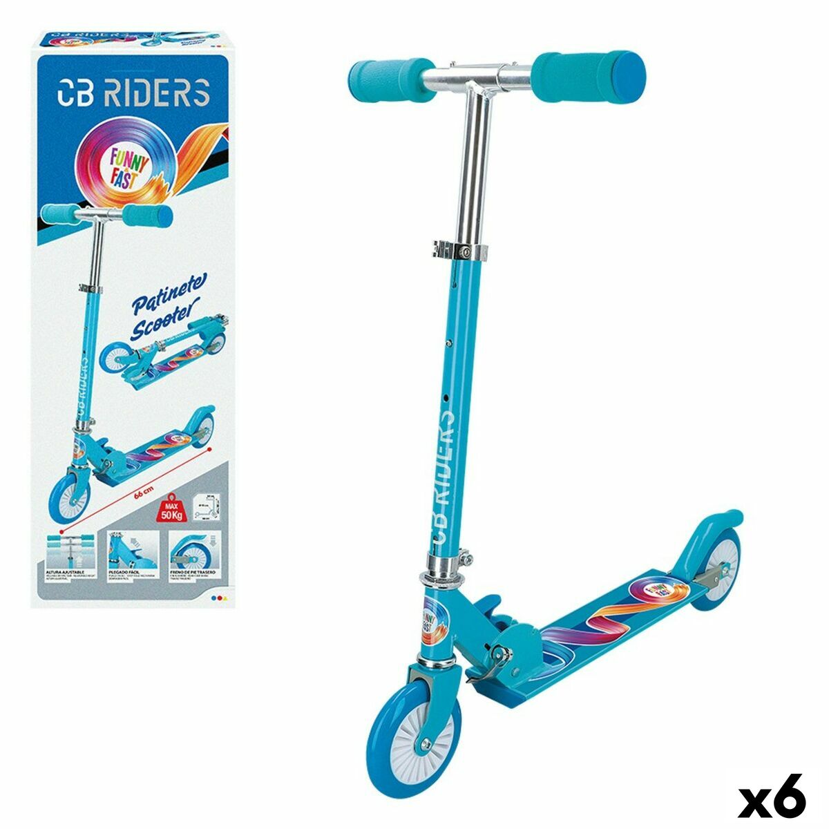 Scooter Colorbaby Blue 6 Units von Colorbaby