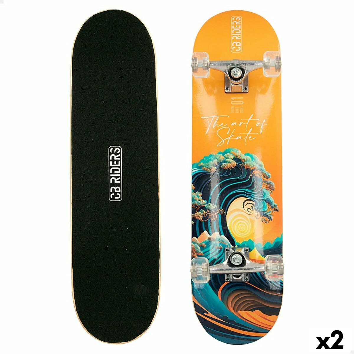 Skateboard Colorbaby (2 Units) von Colorbaby