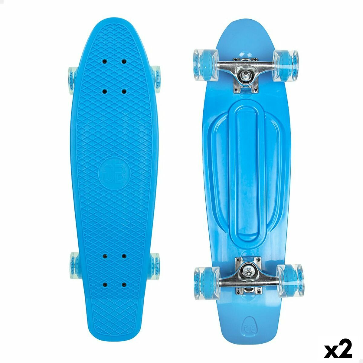 Skateboard Colorbaby Blau (2 Stück) von Colorbaby