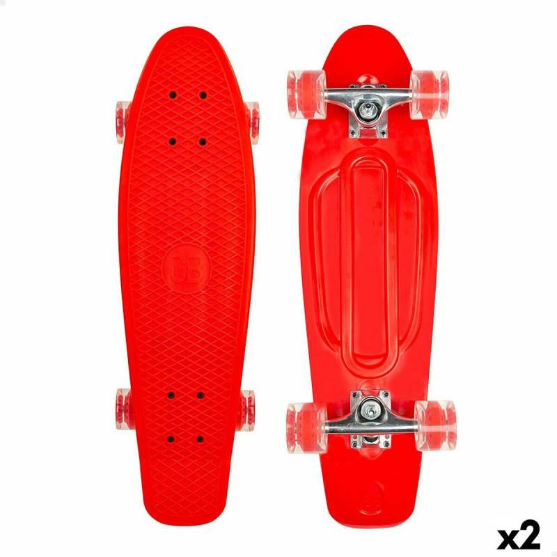 Skateboard Colorbaby Red (2 Units) von Colorbaby