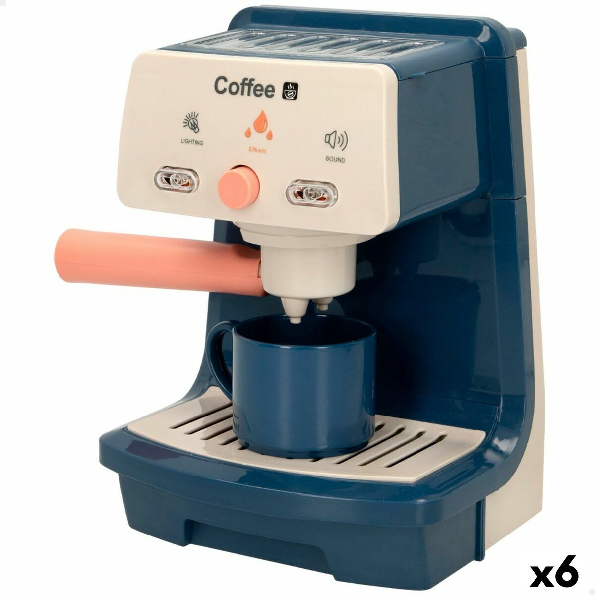 Spielzeug-Kaffeemaschine Colorbaby (6 Stück) von Colorbaby