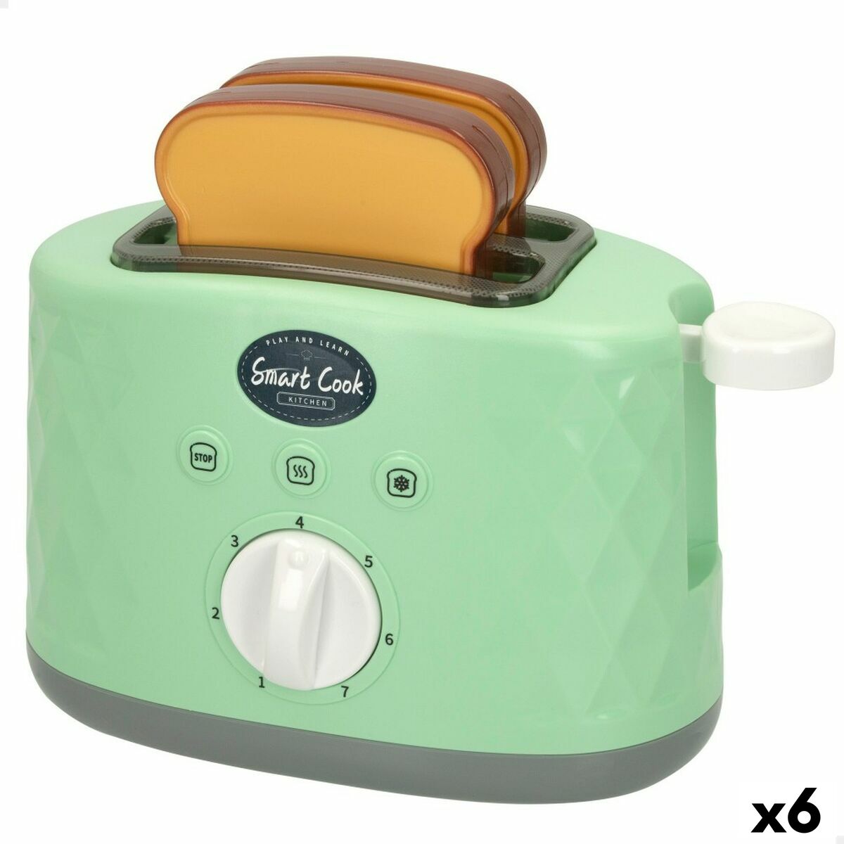 Spielzeug-Toaster Colorbaby Sound 18 x 11,5 x 9,5 cm (6 Stück) von Colorbaby