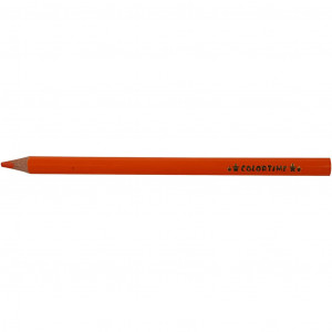 Colortime Buntstifte, Orange, L 17,45 cm, Mine 5 mm, JUMBO, 12 Stk/ 1 von Colortime