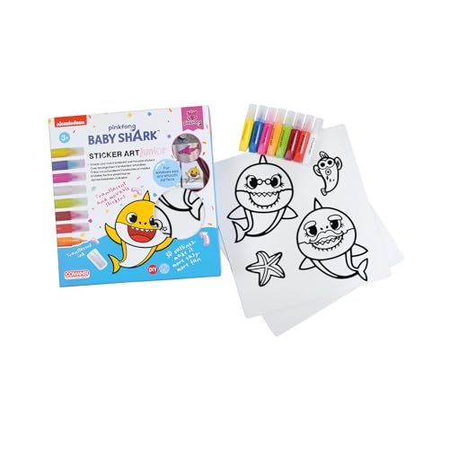 Comansi SA13000 Sticker Art Baby Shark: Erstellen Sie Ihre eigenen 3D-Aufkleber, bunt Comansi SA13000 Sticker Art Baby Shark: Erstellen Sie Ihre eigenen 3D-Aufkleber, bunt von Comansi