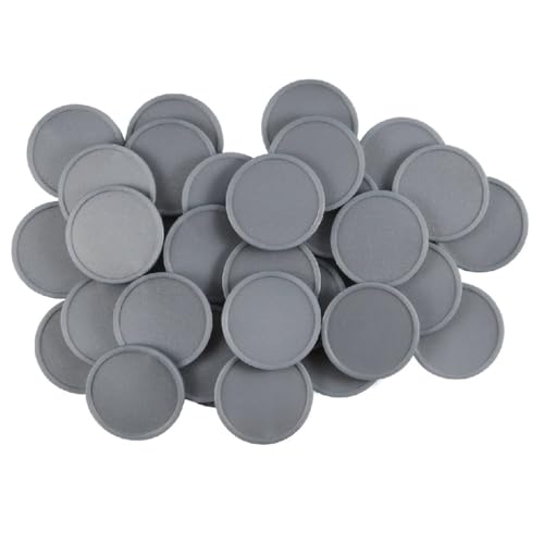 CombiCraft Kunststoff Wertmarken oder Pfandmarken Silber - XXL-Pack mit 3000 Stück - 29mm Durchmesser - Ideal für Gastronomie, Events und Firmenkatinen von CombiCraft