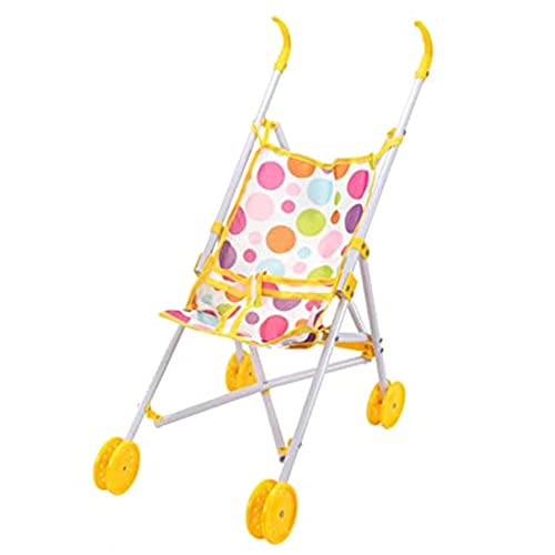 Comebachome Babypuppenwagen, 53 cm/20,9 Zoll Faltbarer Spielzeugwagen, Babypuppe Pushchair Puppenwagen für Kleinkinder tun, um Spielzeug zu Spielen von Comebachome