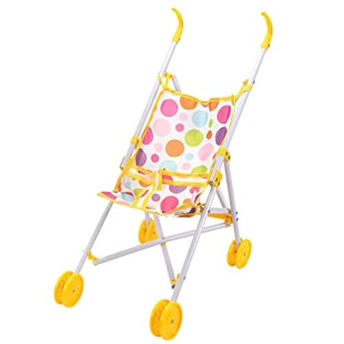 Comebachome Babypuppenwagen, Faltbarer Baby Kinderwagen Spielzeug, Kleinkind vor, Spielzeug zu Spielen, Babypuppenwagen für Kleinkinder 1-3 Mädchen von Comebachome