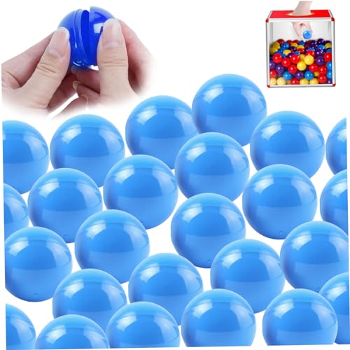 Comebachome Bingokugeln, 50pcs 4 cm Plastik Hohlkugel, Öffnen Lotteriekugeln, lebendige Gewinnspielkugeln für Lotteriekugel -Maschine Partyspiel (blau) von Comebachome