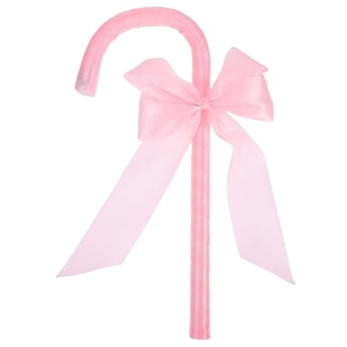 Cosplay Cane Staff 14 x 6 Party Dance Cane Stick Requisite mit Bowknot Beautiful Cane for Women Fun Flirting Cane Party Lieferungen Geschenke für den Urlaub Valentinstag Karnevals -Förder von Comebachome