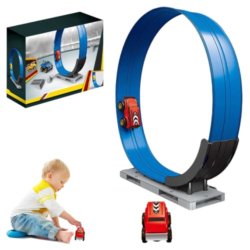 Anti Gravity Car & Track Set, 2024 Neu Anti Schwerkraft Track Builder Auto Spielzeug, Auto mit Eisenbahn ab 3 4 5 6 Jahre Junge Mädchen, Cars Autorennbahn für Kinder Geschenk (Starter-Edition) von ComedyKing