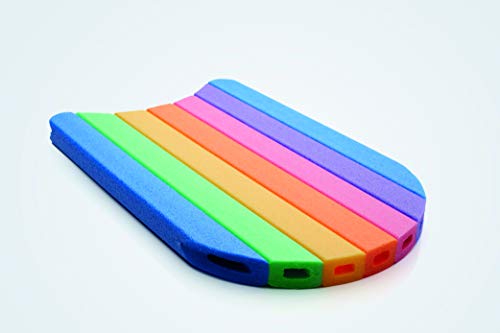COMFY® KICK Schwimmbrett, Kickboard, Schwimmhilfe, Auftriebshilfe in Regenbogenfarben 48 x 30 cm von Beco Baby Carrier