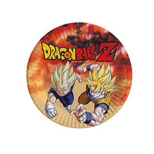 Comogiochi - Teller 23 cm Dragon Ball Z, mehrfarbig, 5CG82007 von Comogiochi