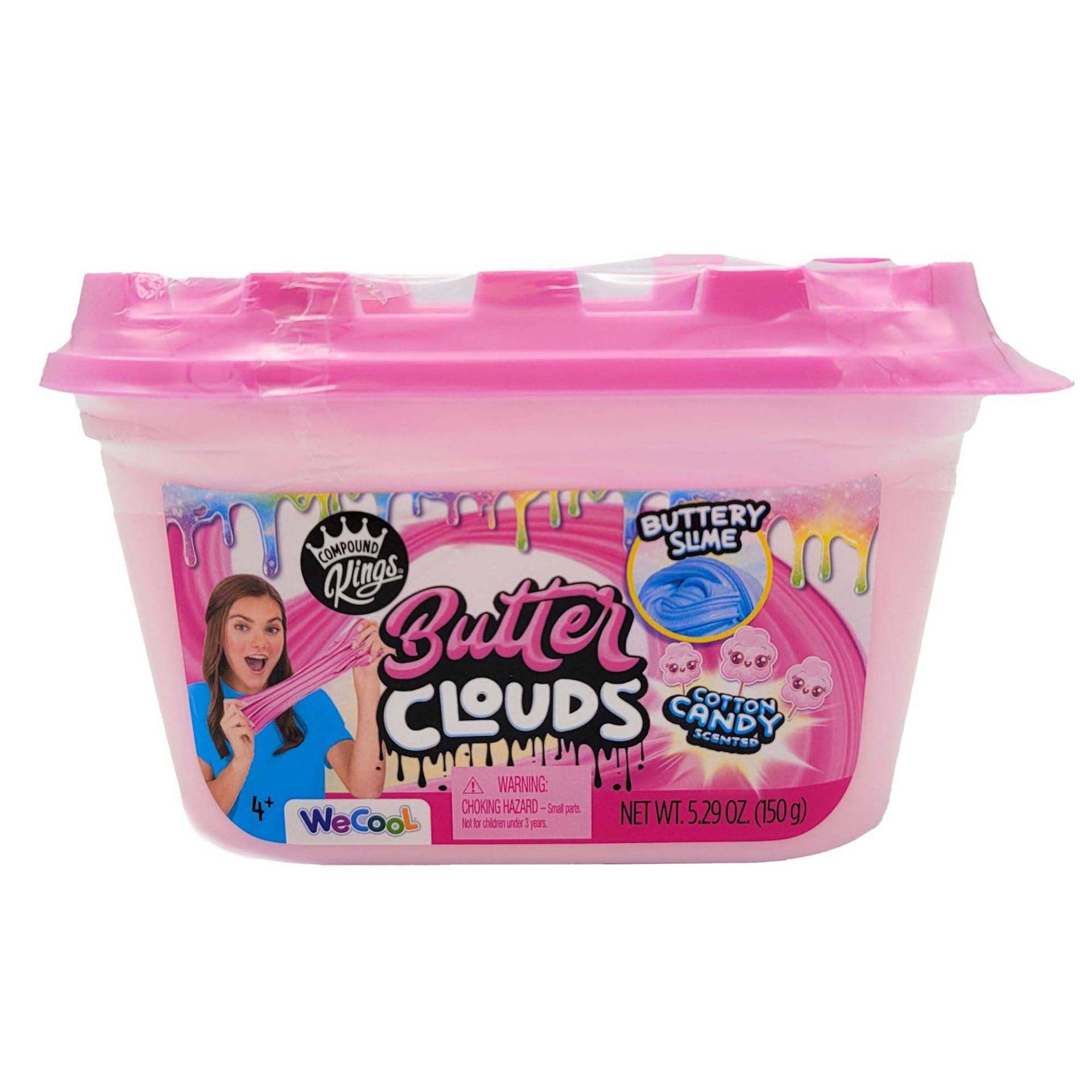 Compound Kings Butter Cloudz Schleim 150 g, Pink Cotton Candy von Compound Kings