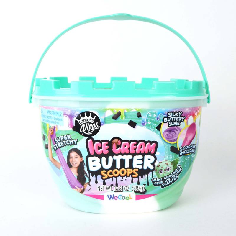 Compound Kings Ice-cream Butter Scoop Schleim 383 g, Mermaid Mint Chocolate Chunk von Compound Kings