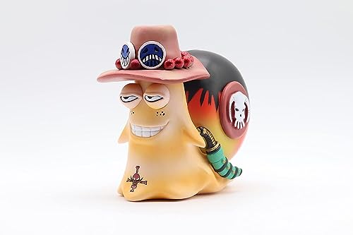 ConTrx Anime Actionfiguren Den Den Mushi Niedliche Figuren Transponder Schnecke Telefon Käfer PVC Figuren Modell Sammlung Ornamente (Ace) von ConTrx