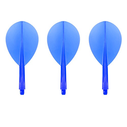 Condor Darts Flight Plain Clear Blue Teardrop S von Condor