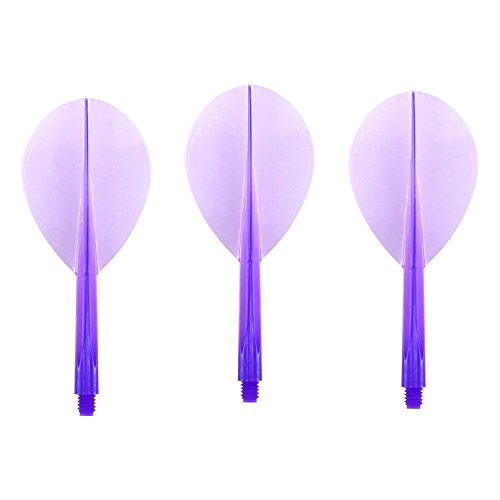 Condor Darts Flight Plain Clear Purple Teardrop M von Condor