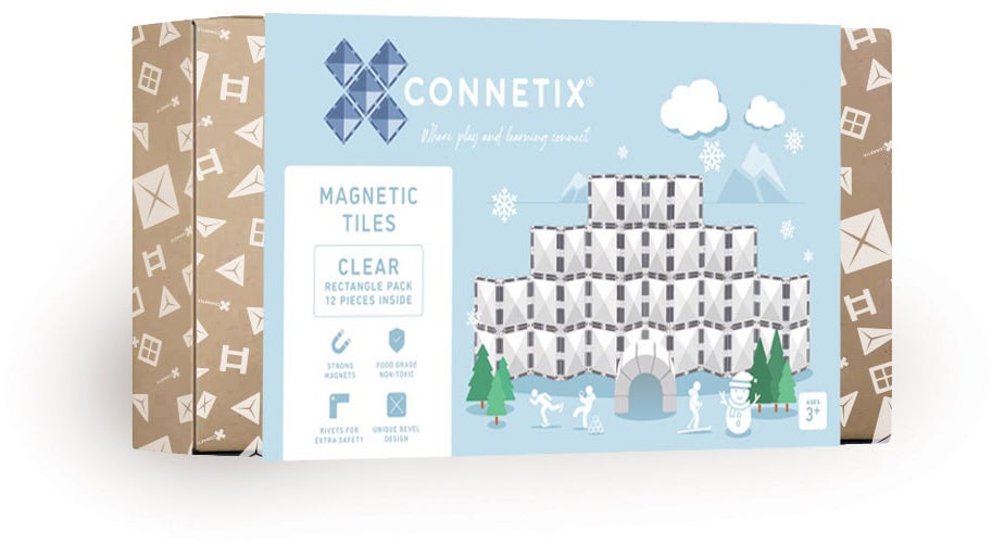 Connetix Magnetische Bauteile Clear Rechteck 12 Teile Connetix Magnetische Bauteile Clear Rechteck 12 Teile von Connetix