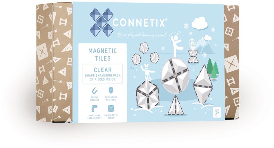 Connetix Bausatz Clear Shape Erweiterungsset 24 Teile Connetix Bausatz Clear Shape Erweiterungsset 24 Teile von Connetix