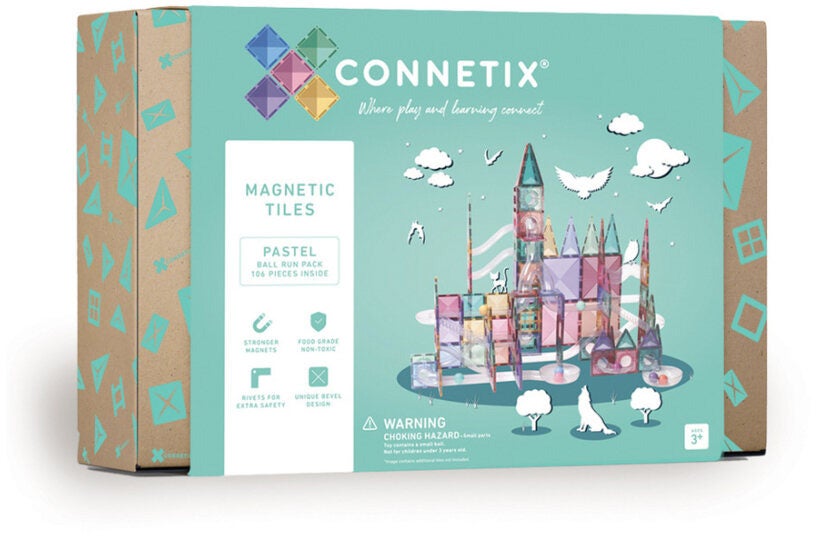 Connetix Bausatz Pastel Ball Run Pack 106 Teile von Connetix