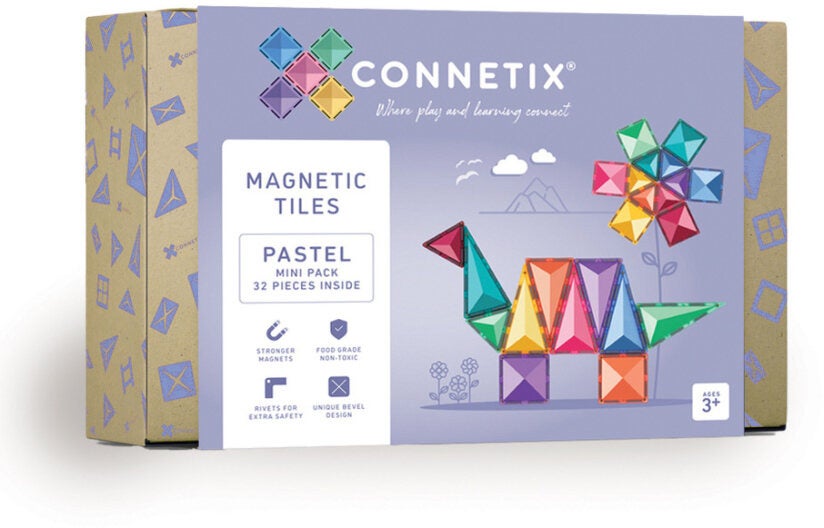 Connetix Bausatz Pastel Mini Pack 32 Teile von Connetix