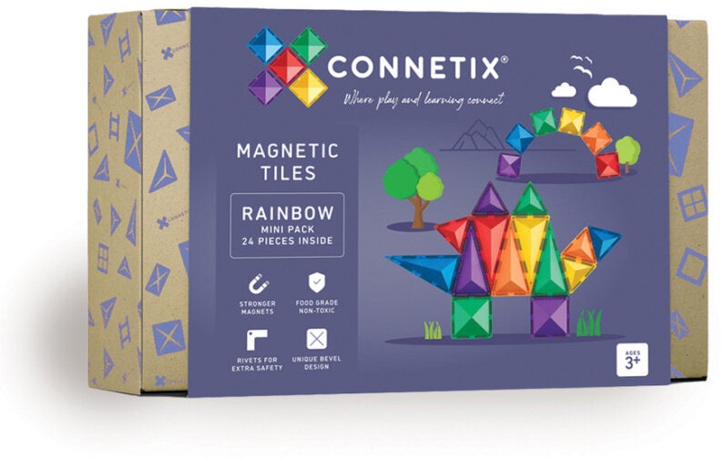 Connetix Bausatz Rainbow Mini 24 Teile von Connetix