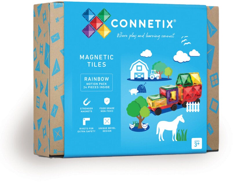 Connetix Bausatz Rainbow Motion 24 Teile von Connetix