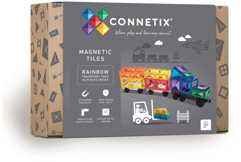 Connetix Bausatz Rainbow Transport 50 Teile von Connetix