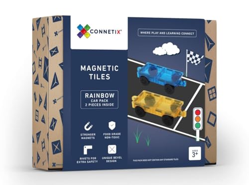 Connetix Tiles Auto-Set, Gelb, 2 Stück von Connetix