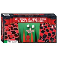 Family Traditions Checkers, Chess and Backgammon Family Traditions Checkers, Chess and Backgammon von Continuum Games
