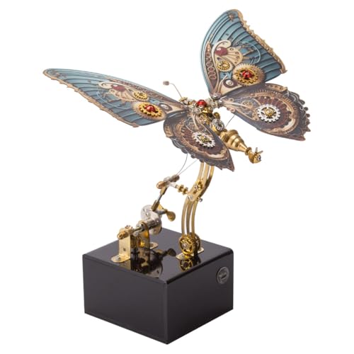 ControlCraze 3D Metall Puzzle für Erwachsene – Steampunk Mechanische Schmetterling Spieluhr, 300 Teile DIY Metall Modellbausatz, Insekten Spieluhr Geschenk – Mechanisches Tier Spielzeug Kit ControlCraze 3D Metall Puzzle für Erwachsene – Steampunk Mechanische Schmetterling Spieluhr, 300 Teile DIY Metall Modellbausatz, Insekten Spieluhr Geschenk – Mechanisches Tier Spielzeug Kit von ControlCraze
