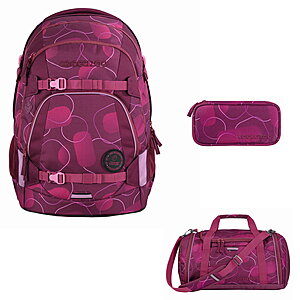 Coocazoo MATE Berry Bubbles Schulrucksack Set 3tlg von Coocazoo