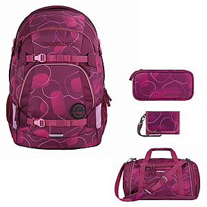 Coocazoo MATE Berry Bubbles Schulrucksack Set 4tlg von Coocazoo