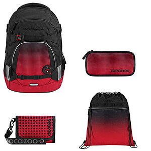 Coocazoo MATE Blazing Fire 4tlg Schulrucksack Set von Coocazoo