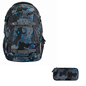 Coocazoo MATE Blue Craft Schulrucksack Set 2tlg von Coocazoo