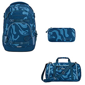 Coocazoo MATE Breaking Waves 3tlg Schulrucksack Set von Coocazoo