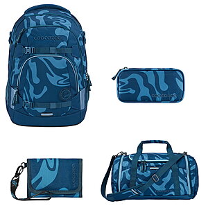 Coocazoo MATE Breaking Waves 4tlg Schulrucksack Set von Coocazoo