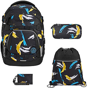 Coocazoo MATE Crazy Artnight 4tlg Schulrucksack Set von Coocazoo