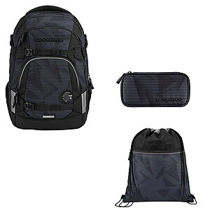 Coocazoo MATE Dark Mission 3tlg Schulrucksack Set von Coocazoo