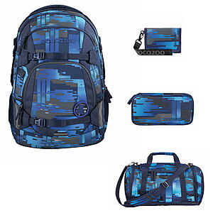 Coocazoo MATE Deep Matrix Schulrucksack Set 4tlg von Coocazoo