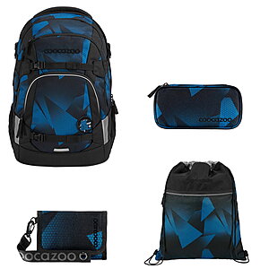 Coocazoo MATE Electric Ice 4tlg Schulrucksack Set von Coocazoo