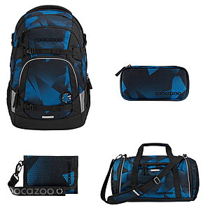 Coocazoo MATE Electric Ice 4tlg Schulrucksack Set von Coocazoo