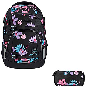 Coocazoo MATE Floral Artnight 2tlg Schulrucksack Set von Coocazoo