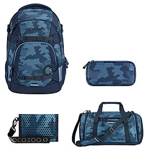 Coocazoo MATE Geometric Sky 4tlg Schulrucksack Set von Coocazoo