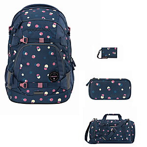 Coocazoo Mate Bubble Dreams 4tlg Schulrucksack Set von Coocazoo