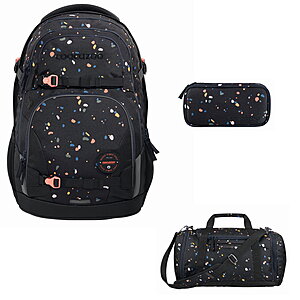 Coocazoo PORTER Sprinkled Candy Schulrucksack Set 3tlg von Coocazoo