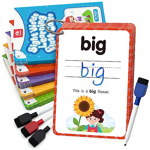 Coogam Sight Words Kids Learning Flash Cards, 250 Dolch Word Game Reading Vocabulary Card Montessori Spielzeug für Kindergarten Vorschule 3 4 5 Jahre alte Kleinkinder von Coogam