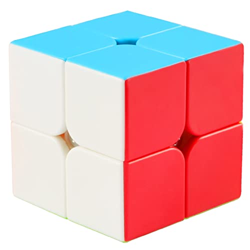 Cooja Zauberwürfel 2x2, Speed Cube 2x2x2 Magischer Würfel Speedcube, Schnelles Glattdrehen Robust Spielzeug Geschenk für Jungen Mädchen von Cooja